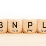 BNPL concept shown with wooden letter blocks spelling Buy Now Pay Later, a rising alternative to SA Credit Cards.